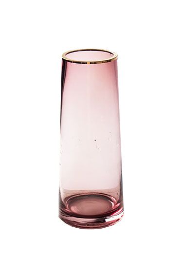 Ваза Yuihome Decor Colorful Simple Glass Flower 700mm.*2200mm.*900mm. (Pink/Розовый) - 1