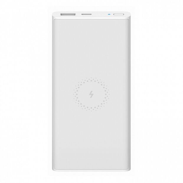 Беспроводной внешний аккумулятор Xiaomi Mi Wireless Power Bank 10000 mAh PLM11ZM (White) - 1