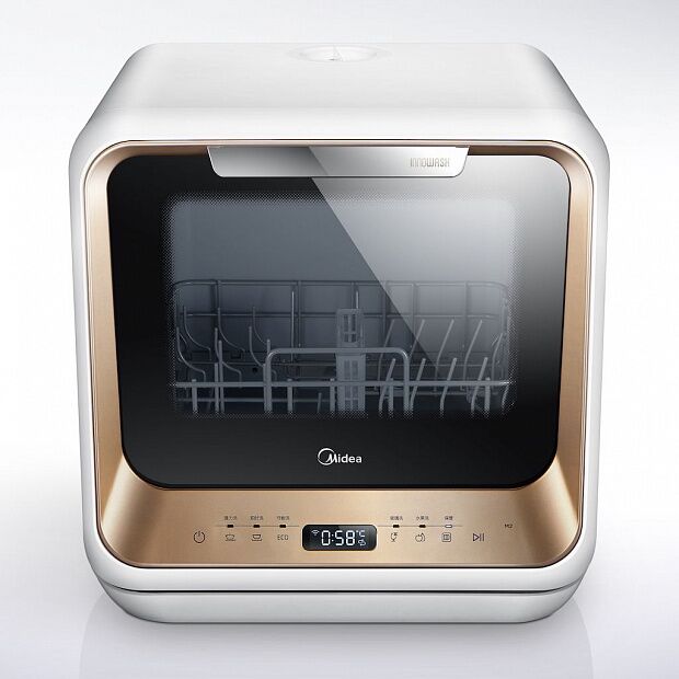 Посудомоечная машина Midea MCFD42900 G MINI (Gold/Золотой) - 5