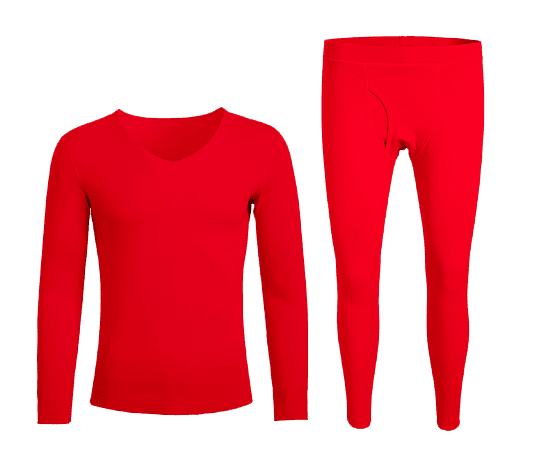 Мужская пижама Xiaomi Cotton Smith Men's Coffee Carbon Warmer Set (Red/Красный) 