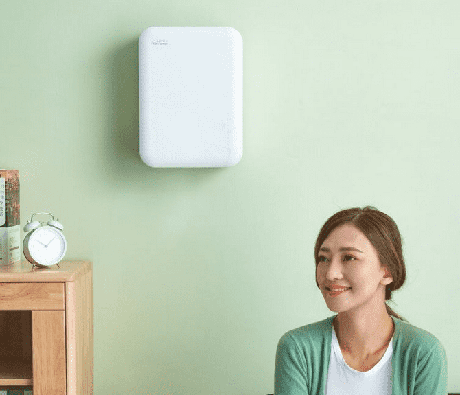 Внешний вид очистителя воздуха Xiaomi Biofamily Wall Hanging New Fan 